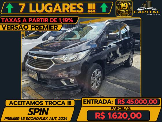 CHEVROLET SPIN 1.8 PREMIER 8V FLEX 4P AUTOMÁTICO